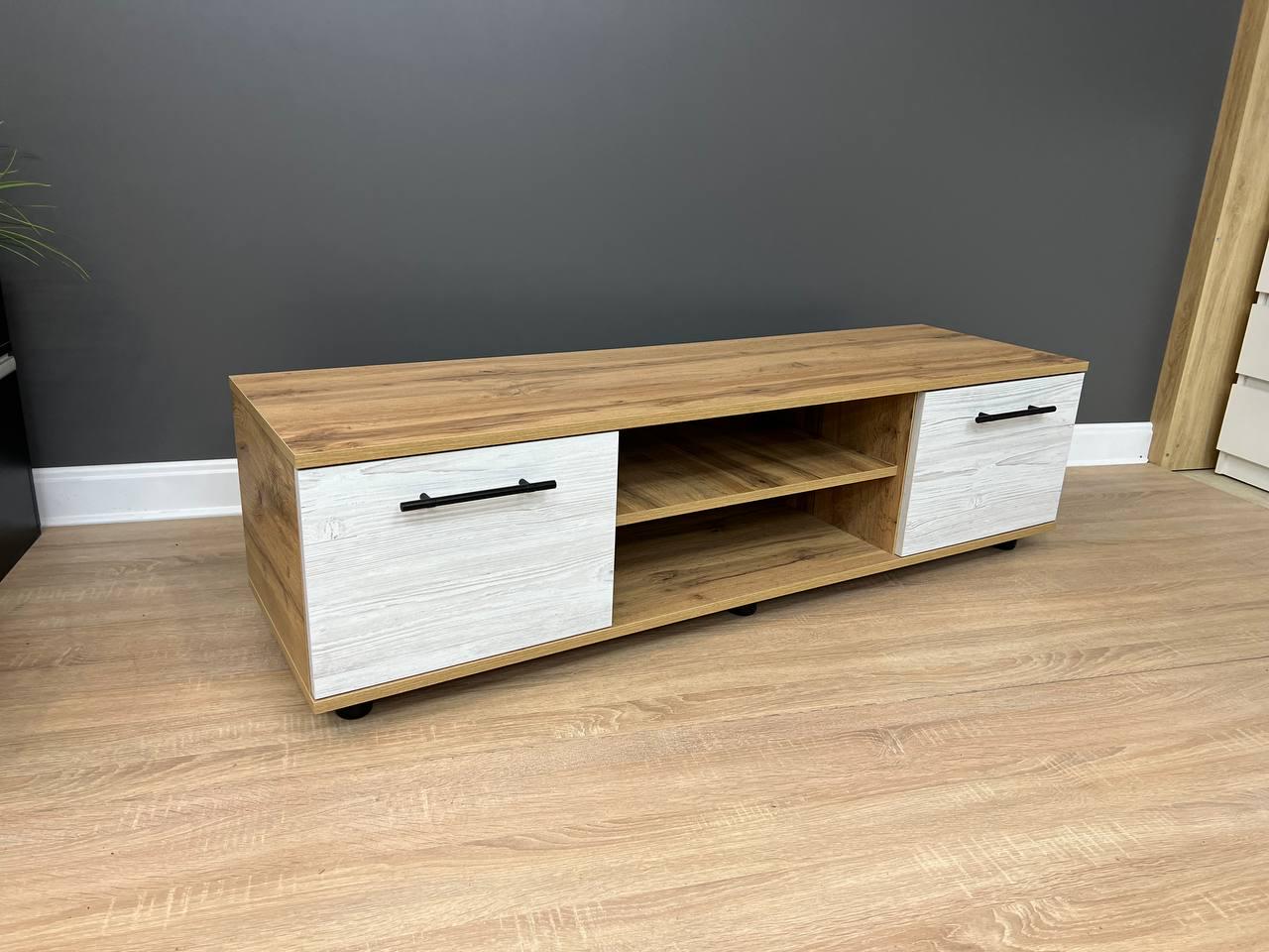 Тумба под телевизор Smart 1390х400х380 мм Дуб Аппалачи/Аляска - фото 3 Тумба под телевизор Smart 1390х400х380 мм Дуб Аппалачи/Аляска - фото 3