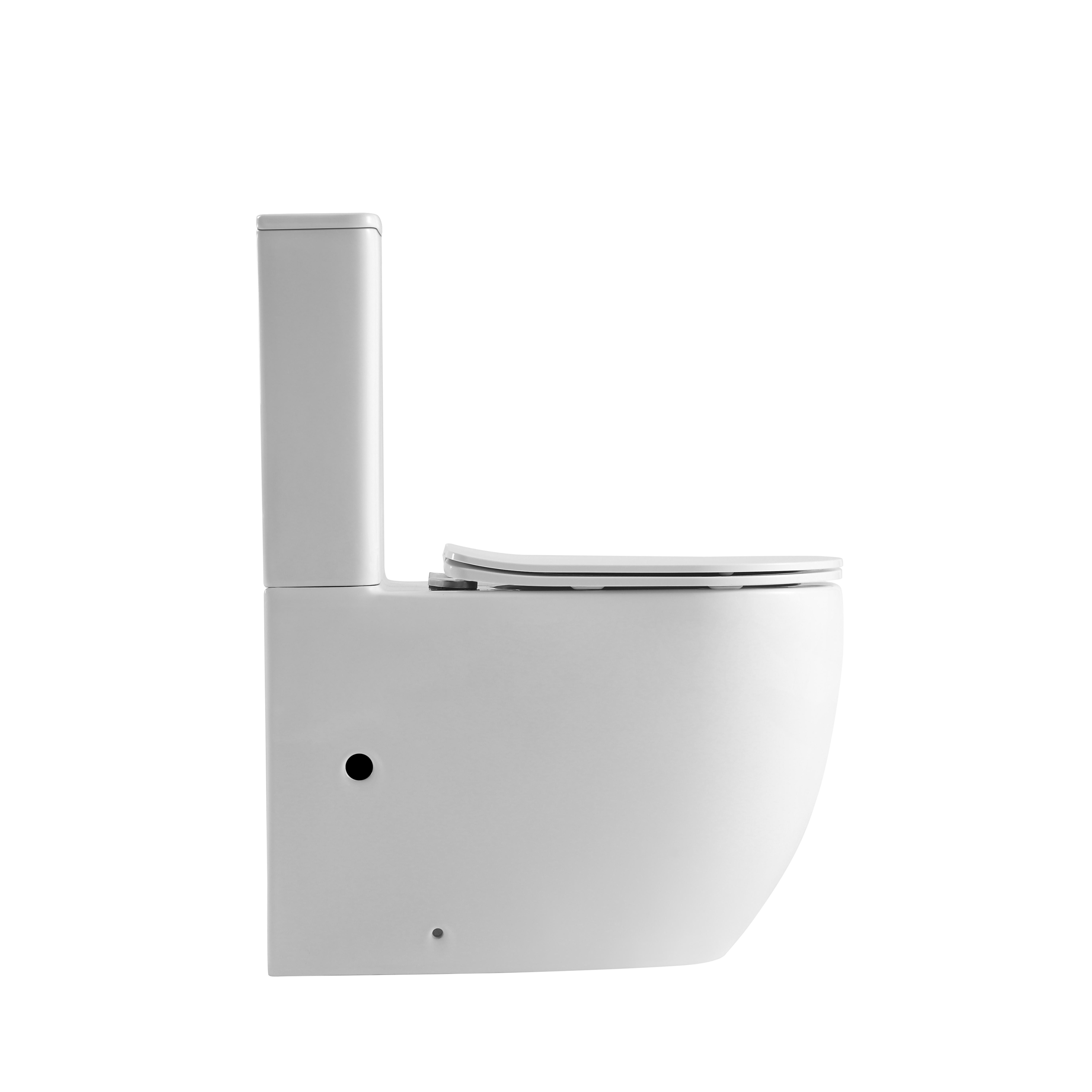 Унітаз підлоговий Qtap Robin New Ultra Quiet безободковий з сидінням Soft-Close White (QT13226083AW (SD00052565) - фото 4