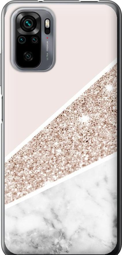 Чехол на Xiaomi Redmi Note 10 Пастельный мрамор (4342t-2277-42517)