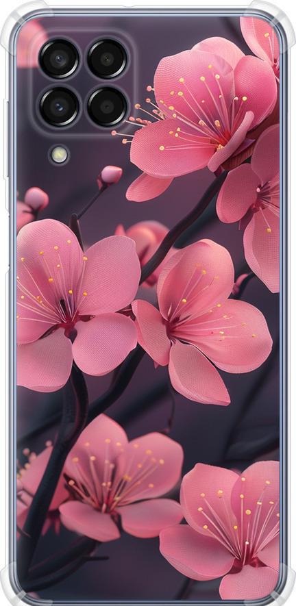 Чехол на Samsung Galaxy M33 M336B Пурпурная сакура (6075sp-2633-42517)