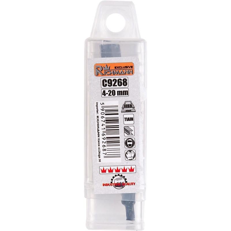 Свердло по металу спіральне Richmann 4-20 мм (C9268) - фото 2 Свердло по металу спіральне Richmann 4-20 мм (C9268) - фото 2