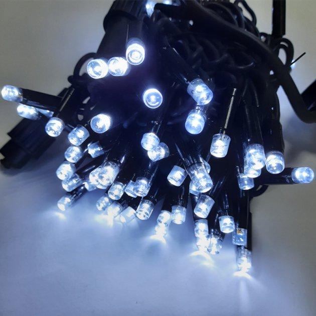 Гирлянда новогодняя RD-7063 200 LED проволока Черный/Белый