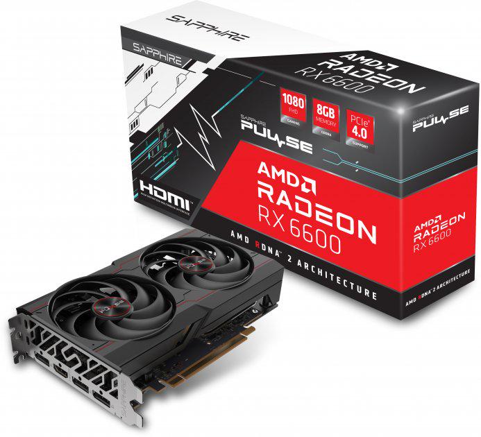 Видеокарта Sapphire Radeon RX 6600 PULSE (11310-01-20G) - фото 7 Видеокарта Sapphire Radeon RX 6600 PULSE (11310-01-20G) - фото 7
