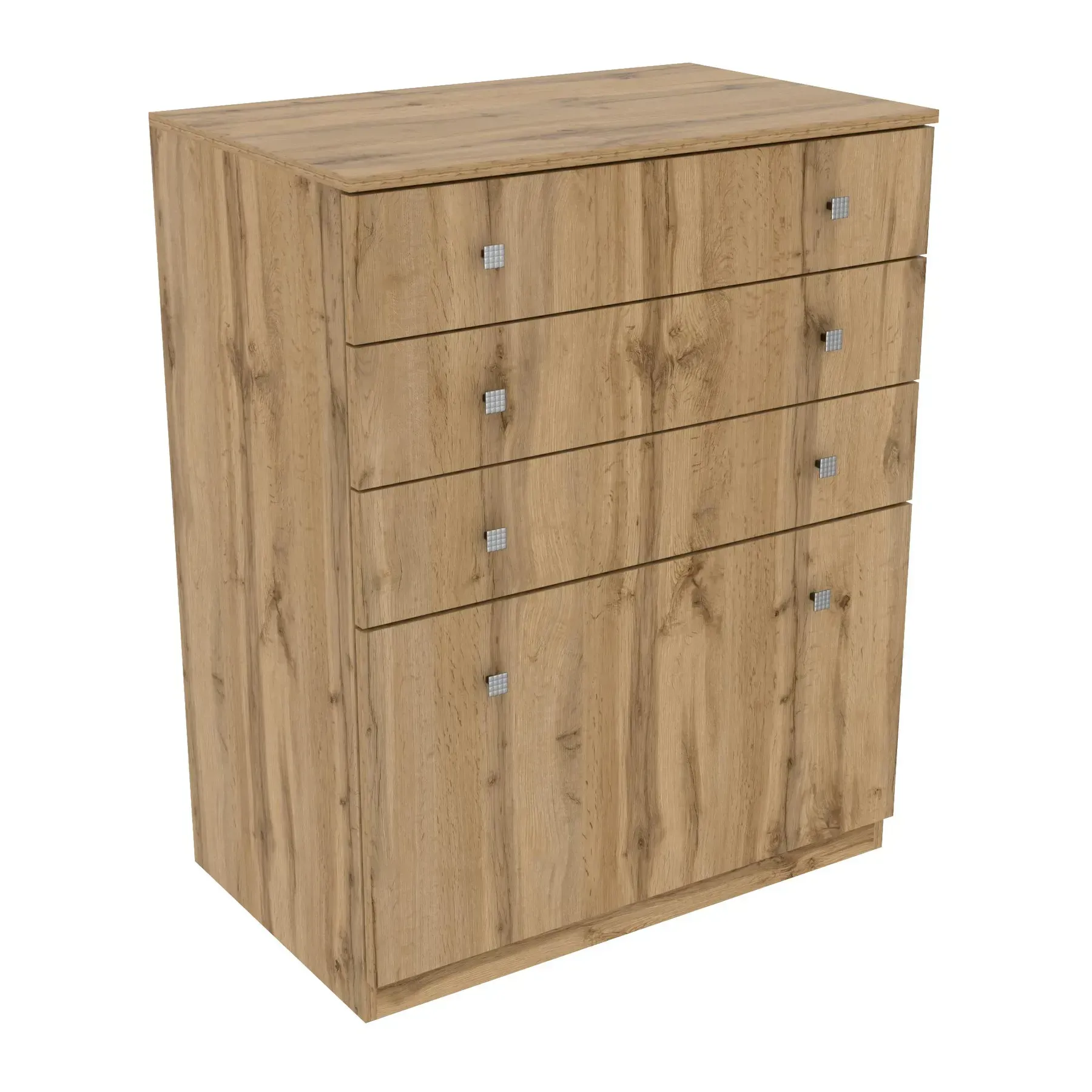 Комод Kontinent Favorit F-1 80х50х100 см Дуб Аппалачі (85673429) - фото 1 Комод Kontinent Favorit F-1 80х50х100 см Дуб Аппалачі (85673429) - фото 1