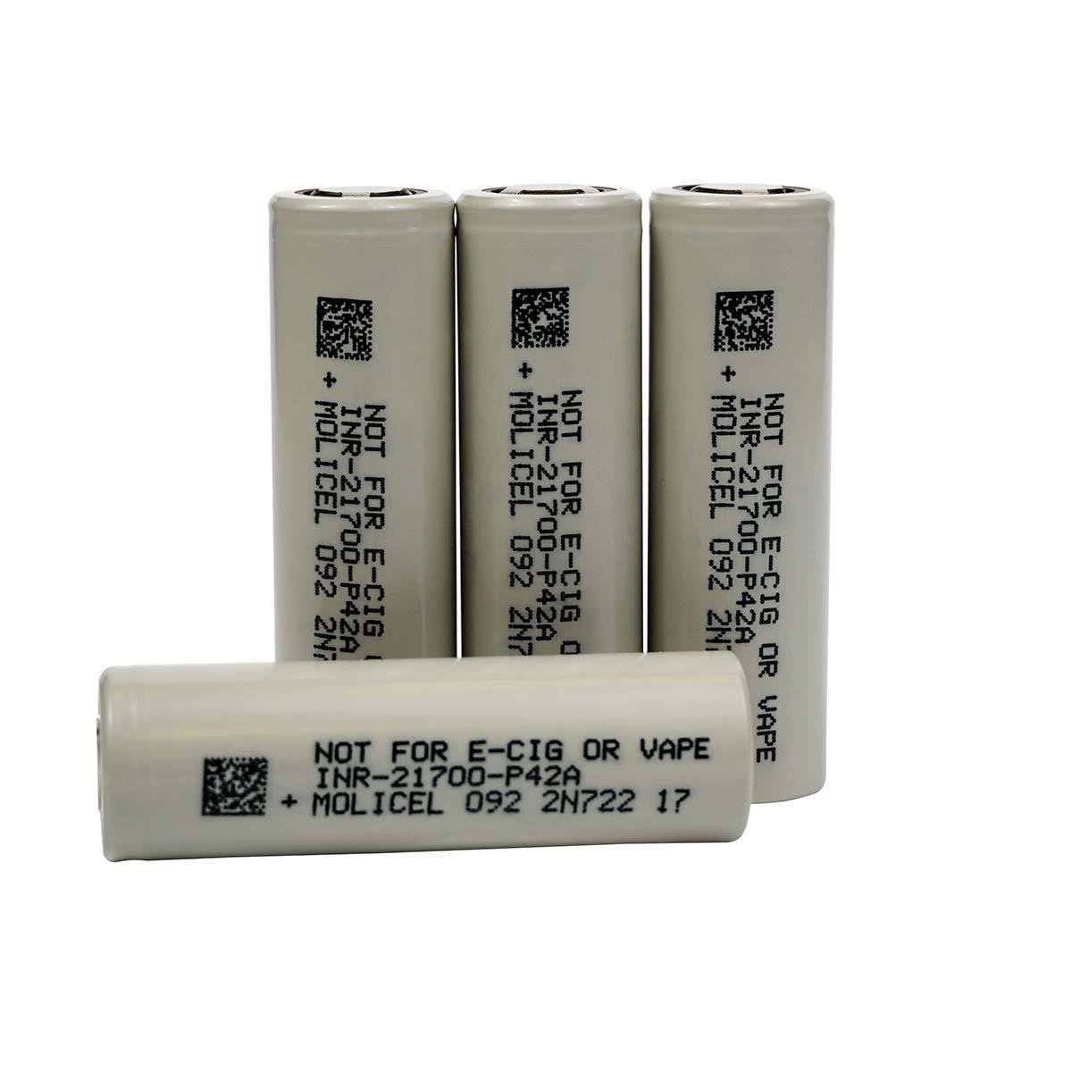 Аккумулятор литий-ионный Molicel INR21700-P42A 21700 4200 мАч 3,6 В 45 А