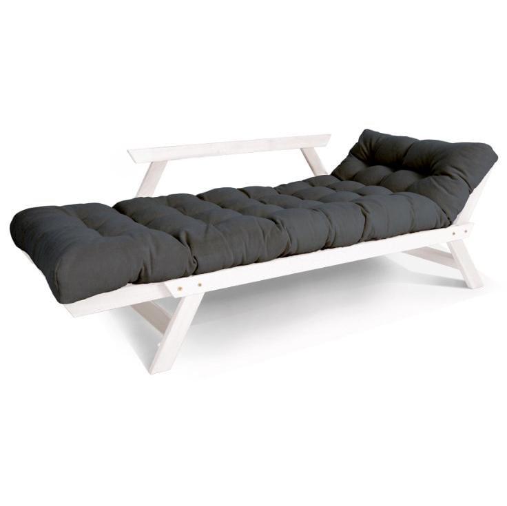 Диван-футон раскладной Woodman Allegro из массива дерева Белый/Пепельный - фото 2