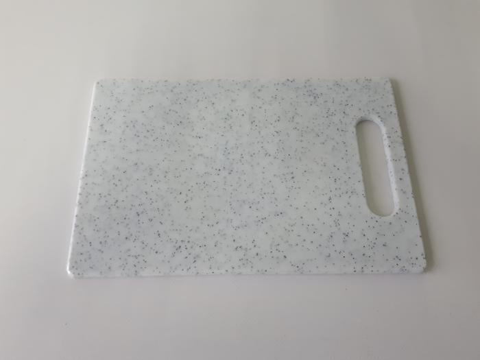 Доска разделочная для овощей и продуктов пластиковая 29х19 см Серый