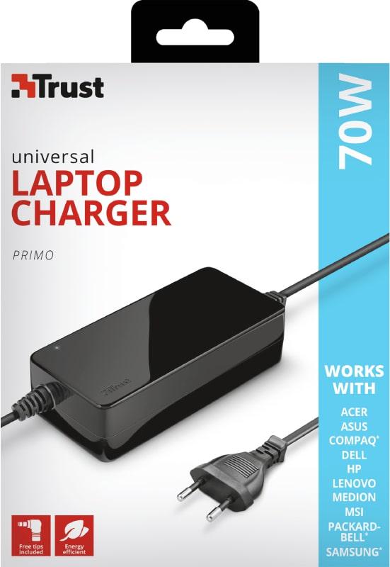 Зарядное устройство для Trust Primo 70W-19V Universal Laptop Charger Black - фото 5