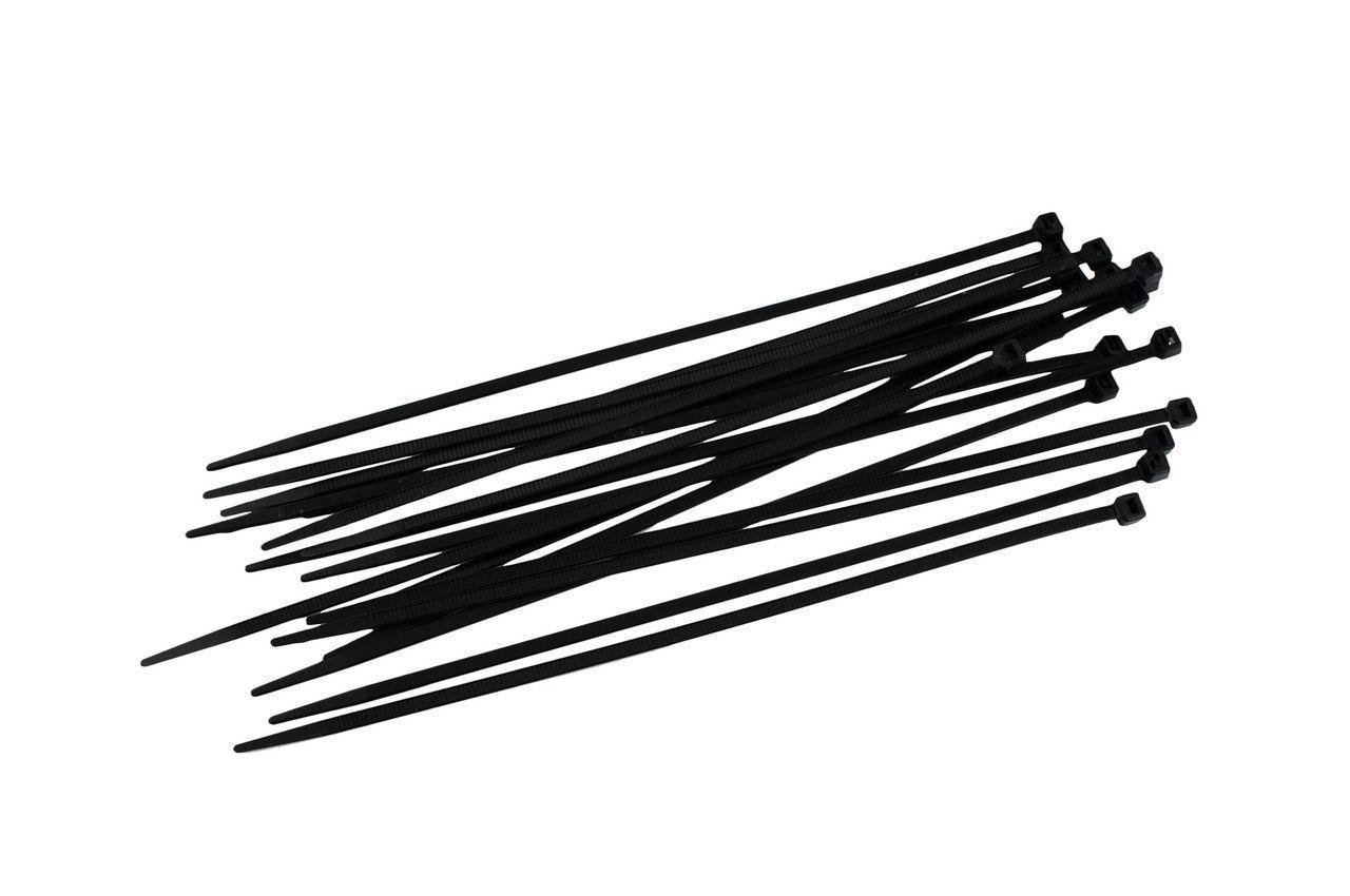 Хомут пластиковий Intertool 3,6х200 мм 100 шт. Чорний (2321904863)