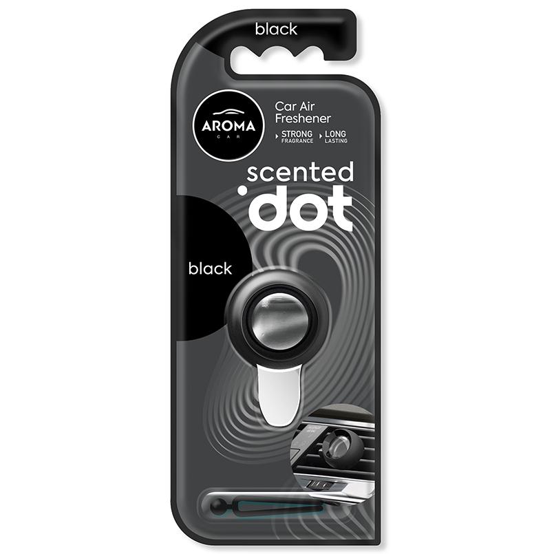 Ароматизатор Aroma Car DOT Single BLACK (12039)