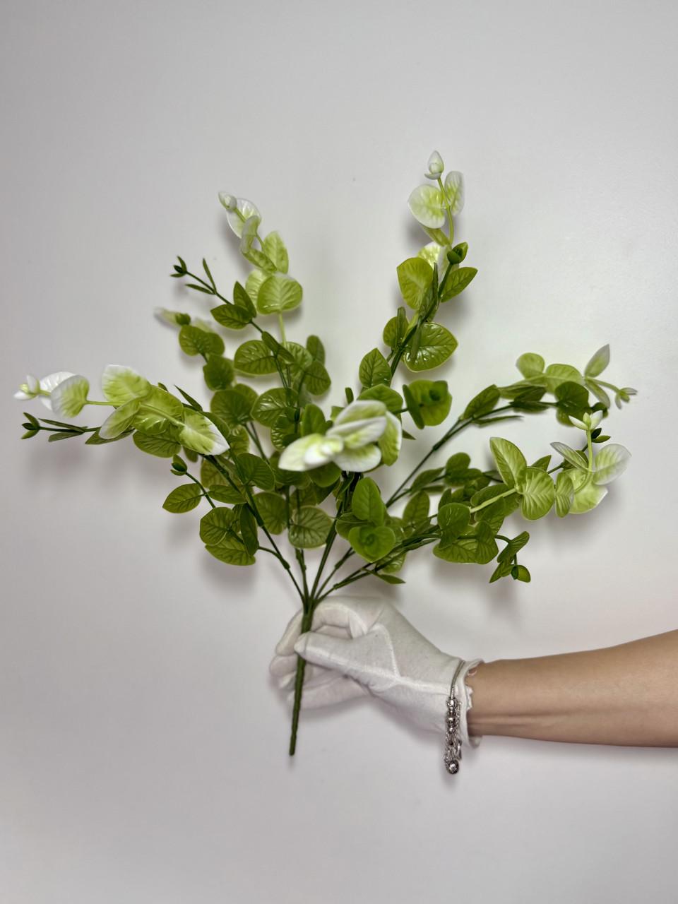 Искусственная ветвь Эвкалипт пластик 47 см