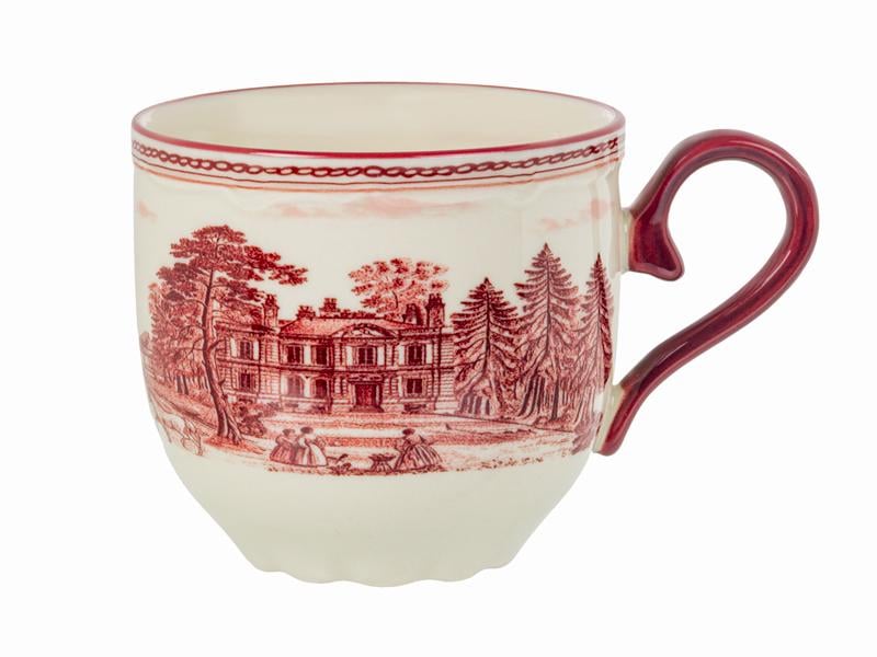 Чашка чайна Lefard Red Castle порцелянова з блюдцем 210 мл Червоний (359-495) - фото 2 Чашка чайна Lefard Red Castle порцелянова з блюдцем 210 мл Червоний (359-495) - фото 2