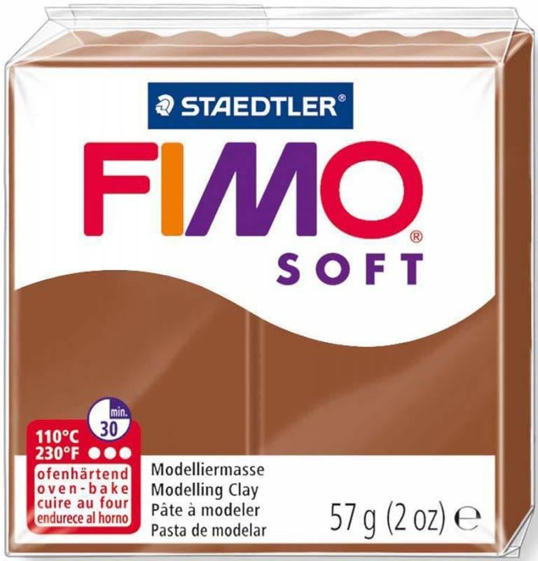 Глина полимерная Fimo Soft 57 г Карамельная (8020-7)