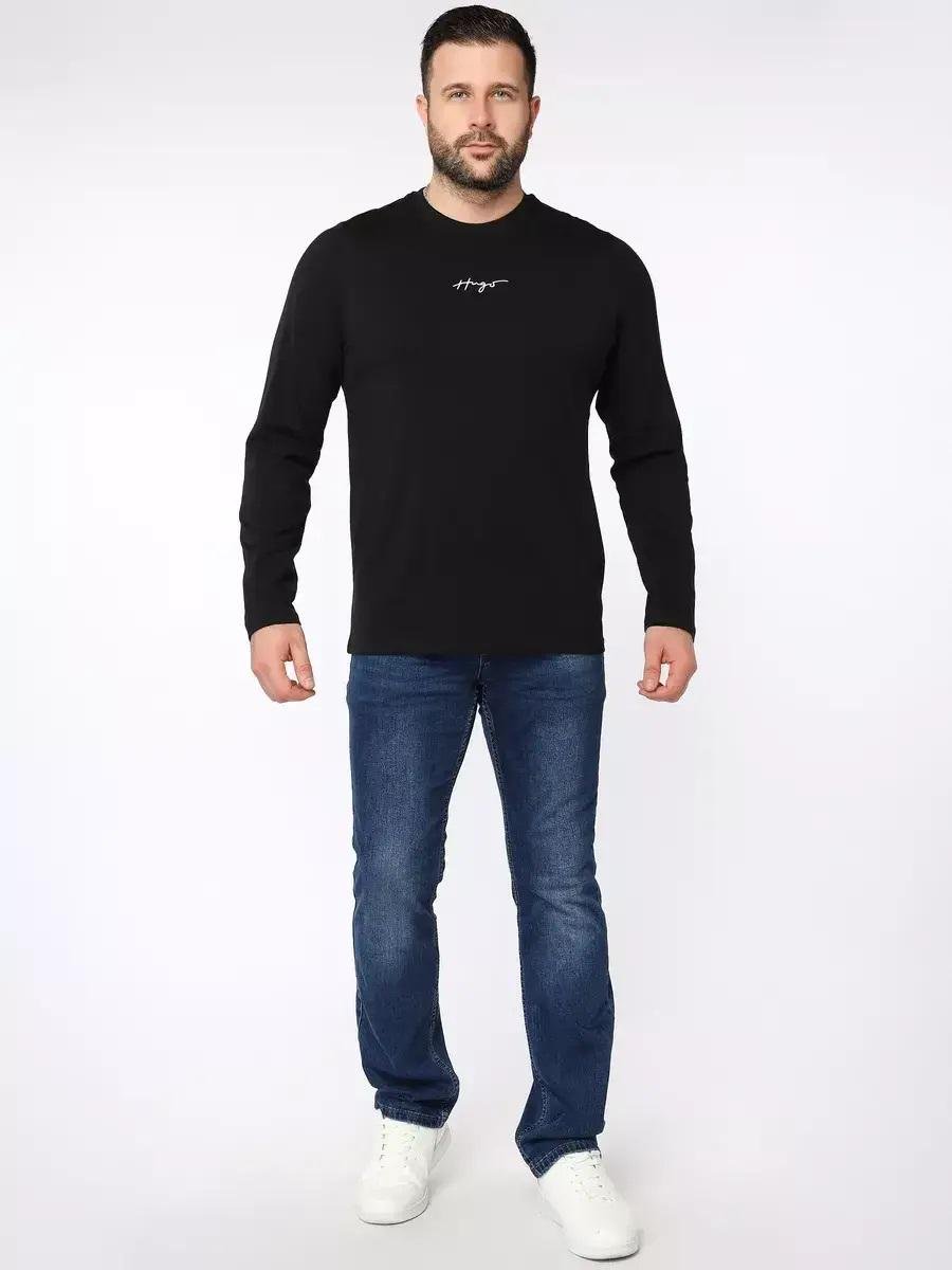 Лонгслив мужской Hugo Boss Relaxed Fit Handwritten Logo HB 22002BL M - фото 4 Лонгслив мужской Hugo Boss Relaxed Fit Handwritten Logo HB 22002BL M - фото 4