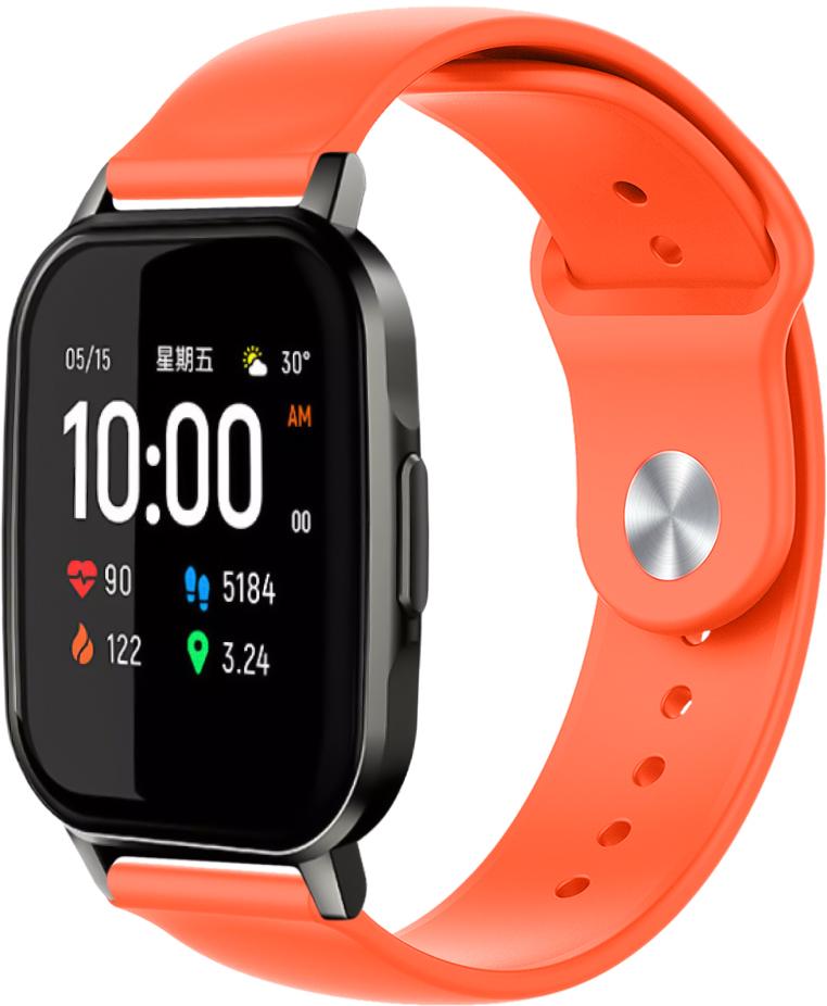 Ремінець Base для Haylou Smart Watch 2 LS02 Orange (21583) - фото 1 Ремінець Base для Haylou Smart Watch 2 LS02 Orange (21583) - фото 1