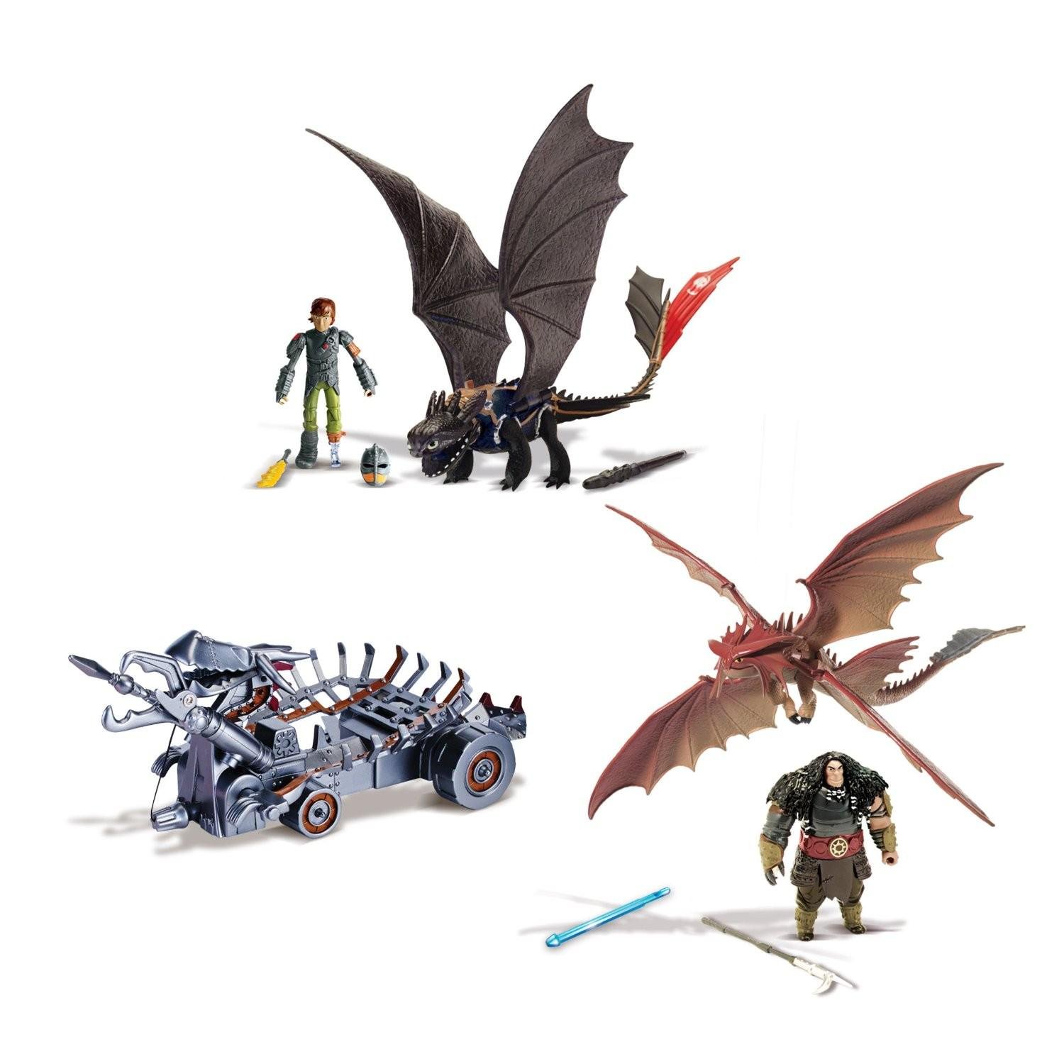 Набор Dreamworks dragons Беззубик/Иккинг/Грозокрыл/Драго (DWD22)