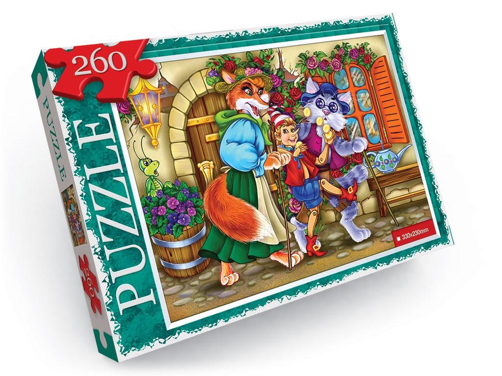 Пазлы детские Буратино 330х230 мм 260 эл. (DT_C260-10-01) Пазлы детские Буратино 330х230 мм 260 эл. (DT_C260-10-01)