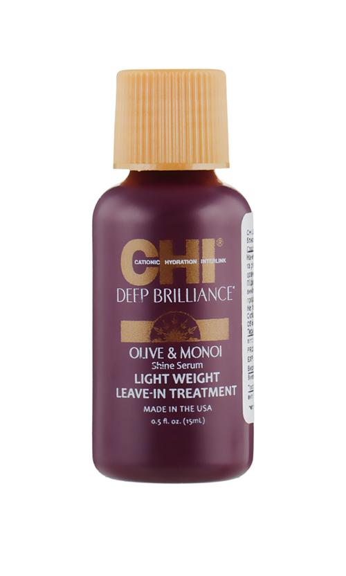 Сироватка-шовк для волосся CHI Deep Brilliance Shine Serum Light Weight Leave-In Treatment незмивна (29363)