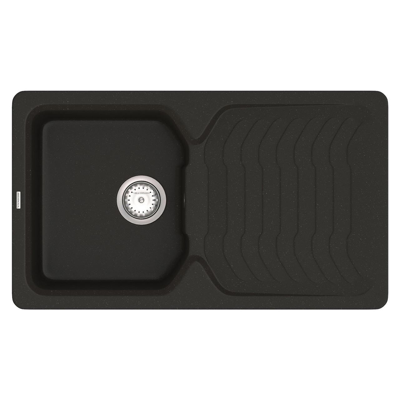 Мойка кухонная Vankor Sigma SMP 02.85 + сифон 845х490х190 мм Black - фото 3 Мойка кухонная Vankor Sigma SMP 02.85 + сифон 845х490х190 мм Black - фото 3