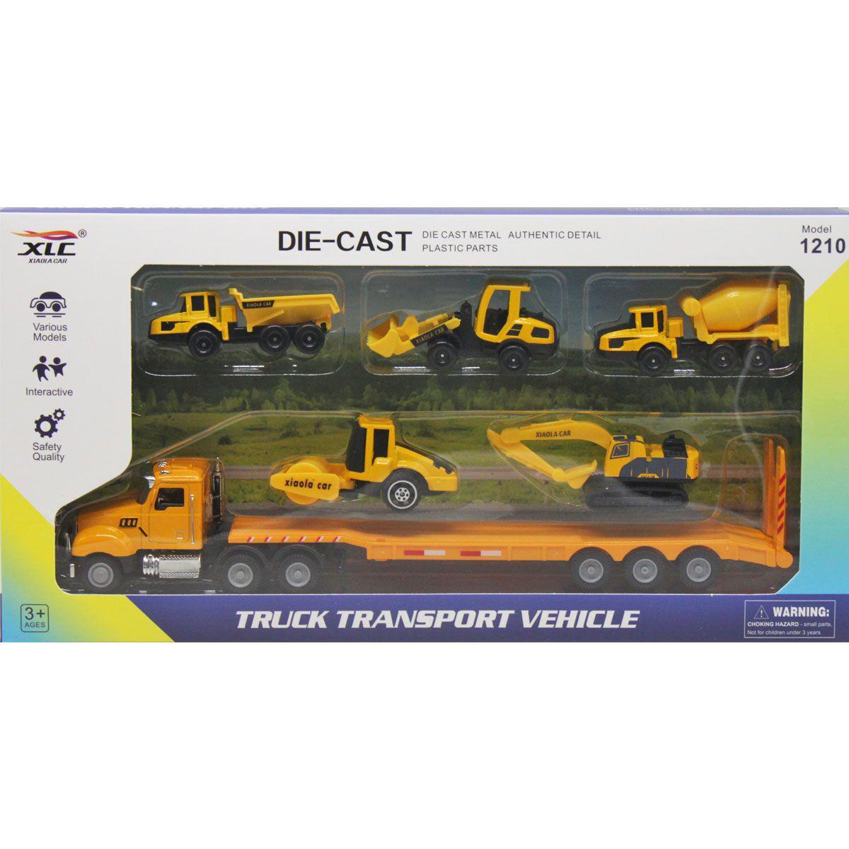 Автовоз Truck transport со строительной техникой (1-6-219412)