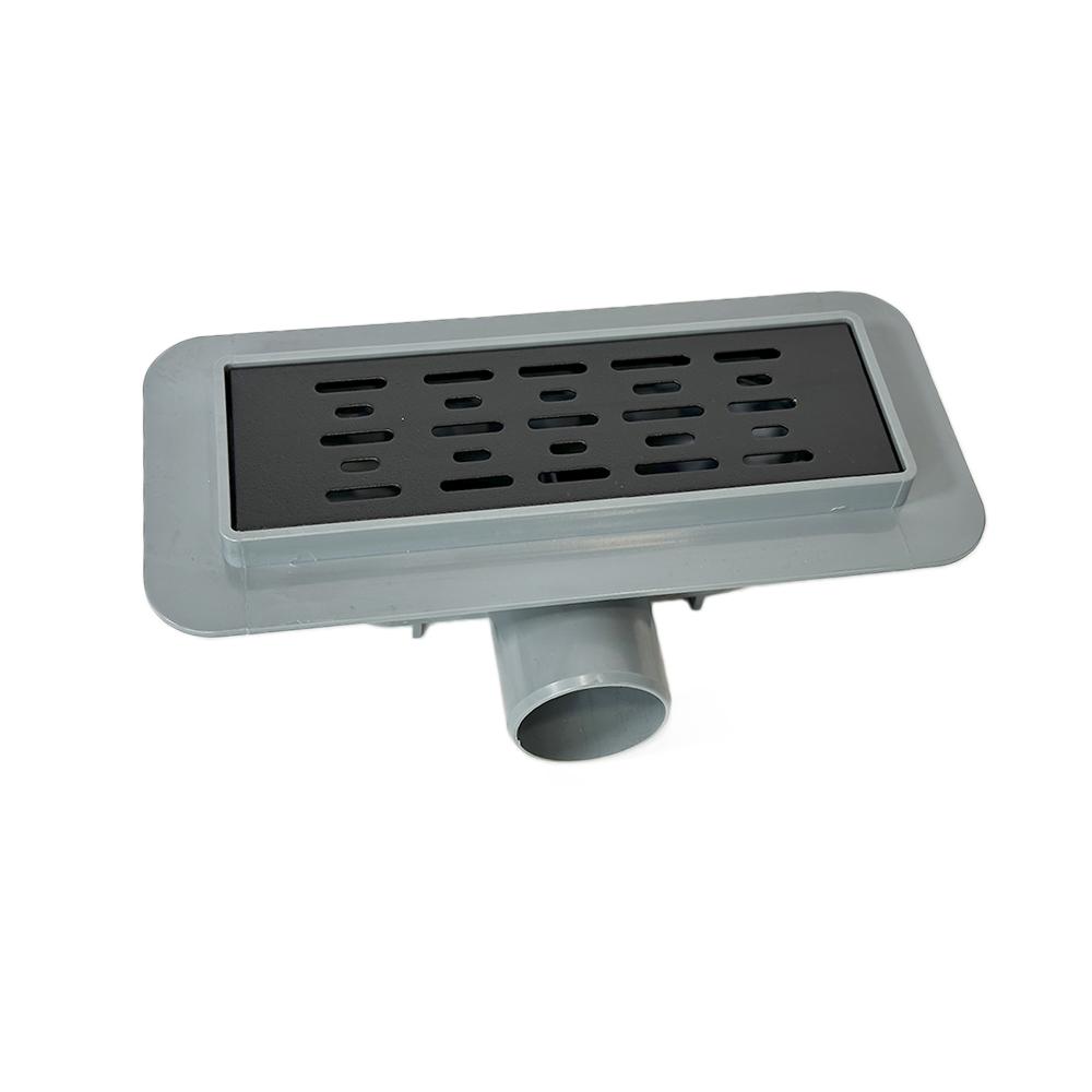 Трап душевой Classic Feha горизонтальный 20 см Черный