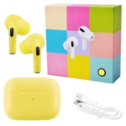 Наушники беспроводные inPods Macaron TWS AirPros Pro Bluetooth 5.0 Желтый