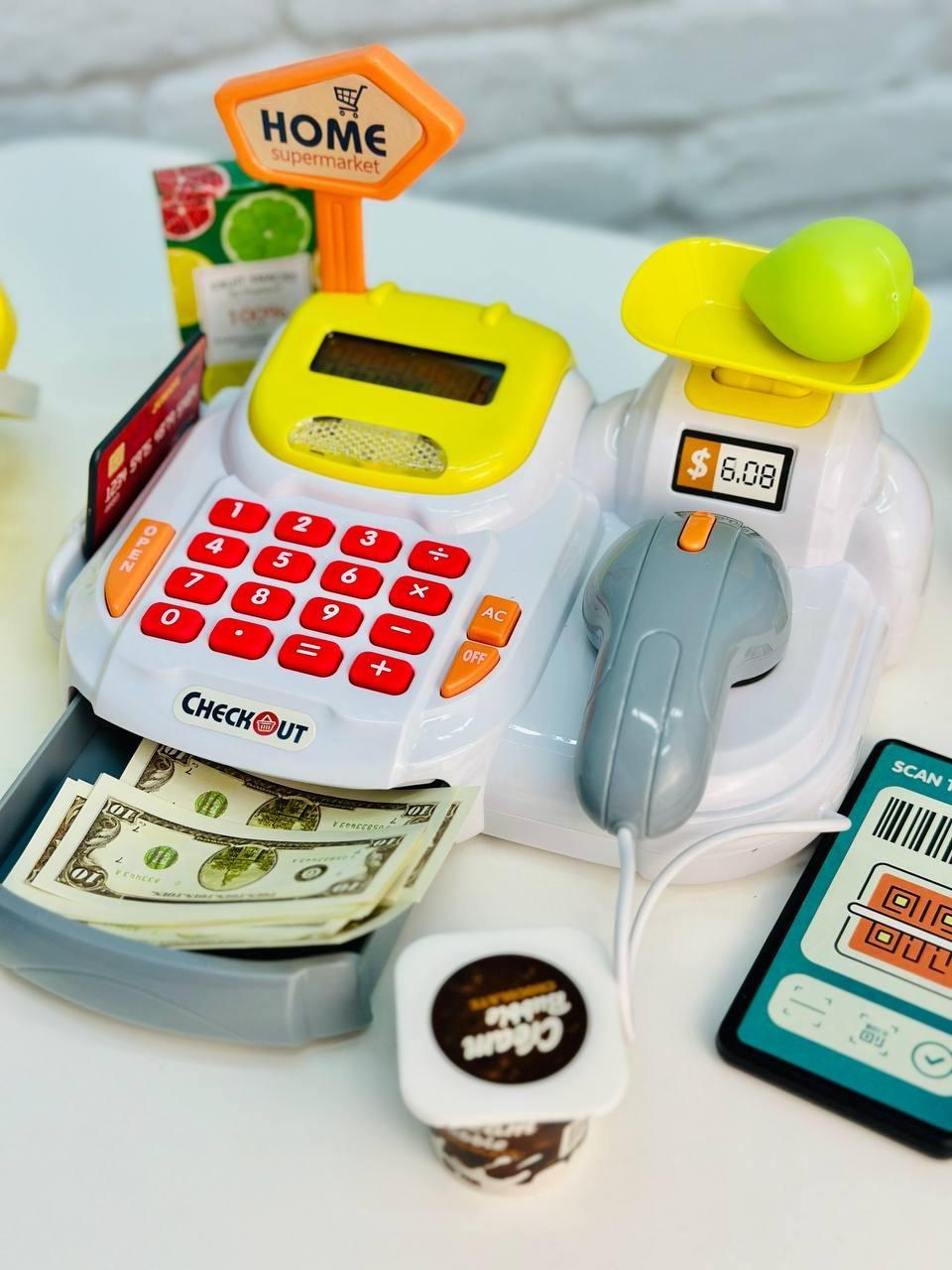 Детский игровой набор интерактивный Игра Магазин Кассовый аппарат (2699886263) - фото 3