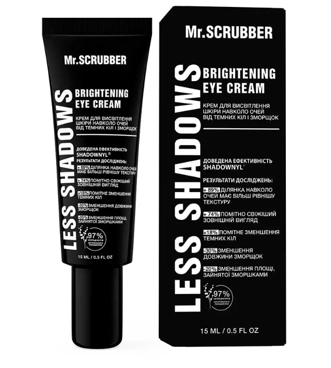 Крем для осветления кожи вокруг глаз Mr.SCRUBBER Less Shadows от темных кругов и морщин 15 мл (32122091) Крем для осветления кожи вокруг глаз Mr.SCRUBBER Less Shadows от темных кругов и морщин 15 мл (32122091)