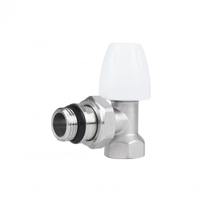 Кран радиаторный SD Plus Classiс SD228W15 угловой с ручкой с антитечкой 1/2" (30392677)