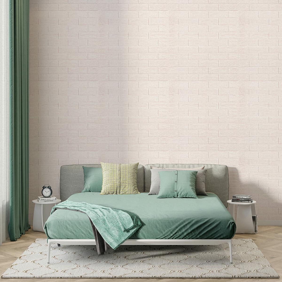 Панель стеновая кирпич слоновая кость с полосками 700х770х5 мм D (SW-00002264) - фото 5