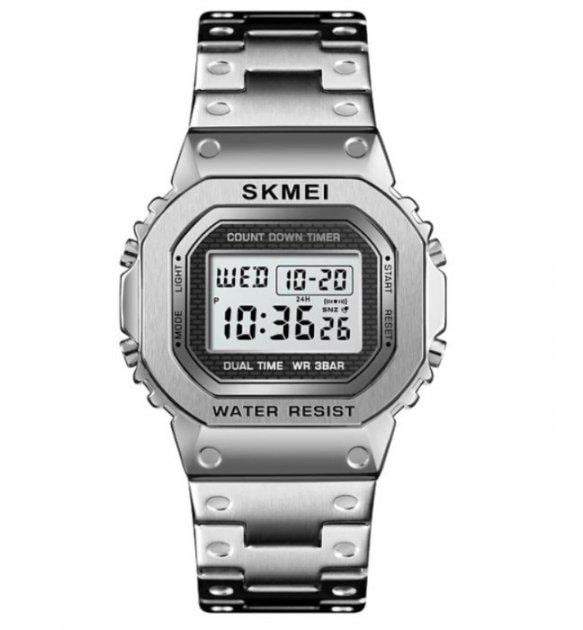 Мужские наручные часы Skmei Singapore Серебристый