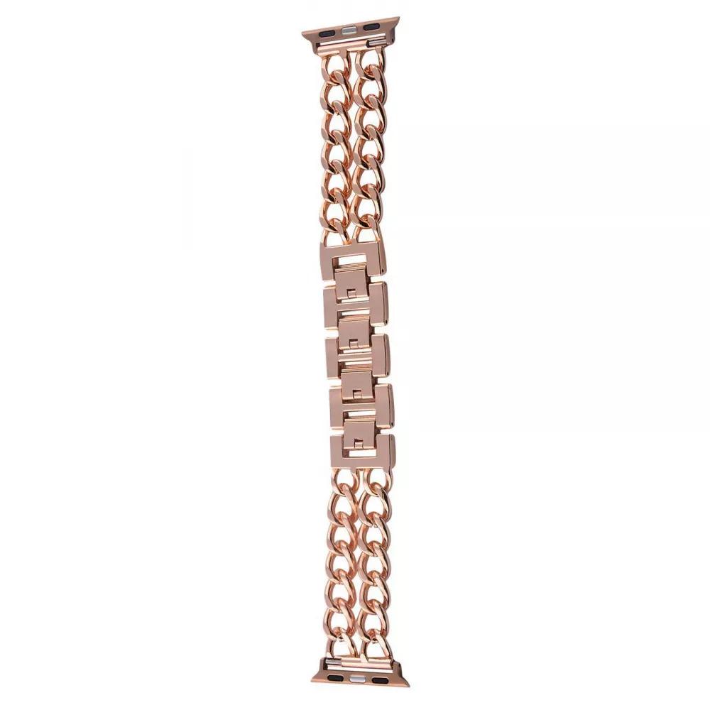 Ремешок PRC для смарт-часов Apple Watch Metal Chain 38/40/41 мм Rose Gold (13968112)