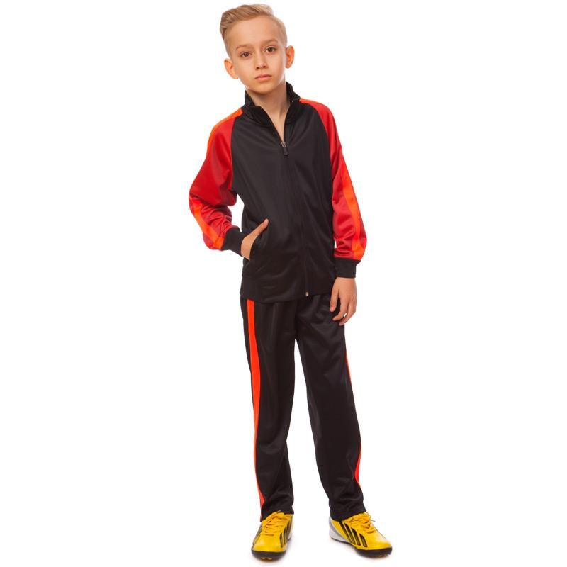 Спортивный костюм детский LIDONG LD-6803T р. 24 120-125 см Красный/Оранжевый