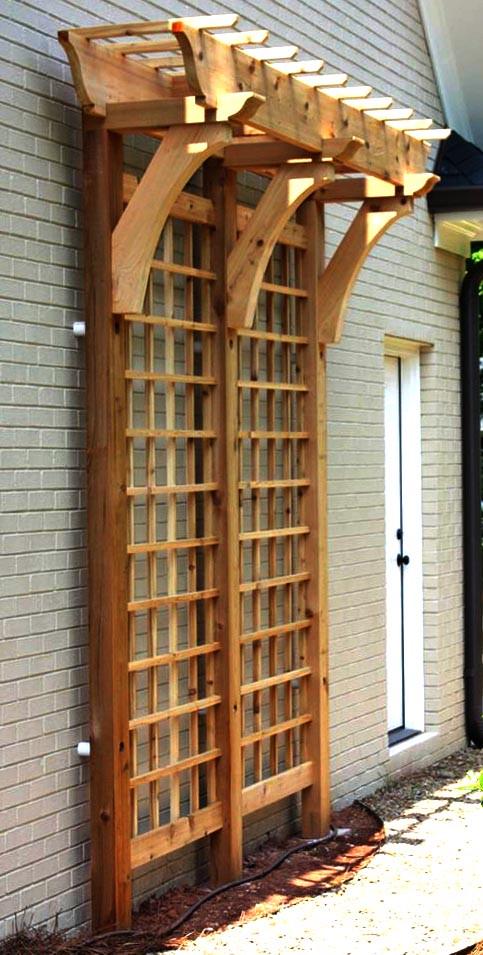 Пергола-шпалера из дерева Багдад Мускат (ПШЕ-000102)