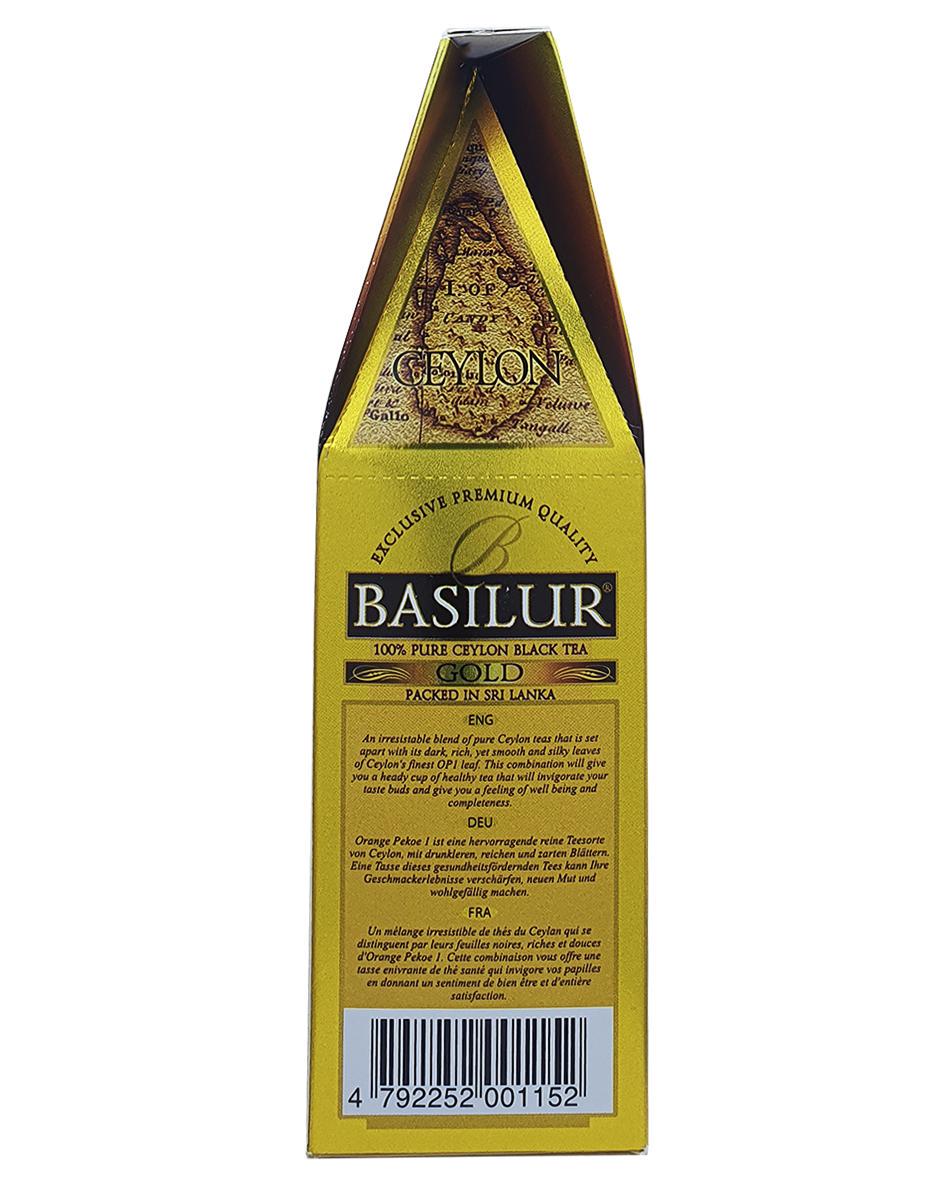 Чай черный Basilur Остров Цейлон Золотой (55129) 100 г (55129) - фото 4 Чай черный Basilur Остров Цейлон Золотой (55129) 100 г (55129) - фото 4
