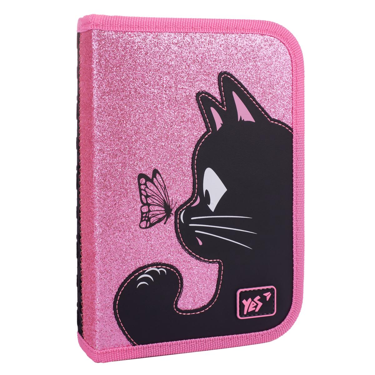 Пенал твердый одинарный без клапана YES Cat Dreamer HP-02