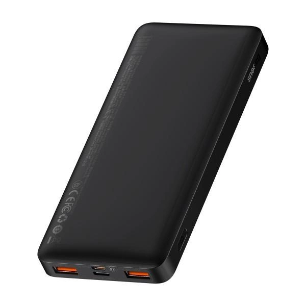 Повербанк с быстрой зарядкой Baseus Bipow Digital Display 2USB/1Type-C QC 10000 mAh 20W 3A (674589) - фото 3 Повербанк с быстрой зарядкой Baseus Bipow Digital Display 2USB/1Type-C QC 10000 mAh 20W 3A (674589) - фото 3