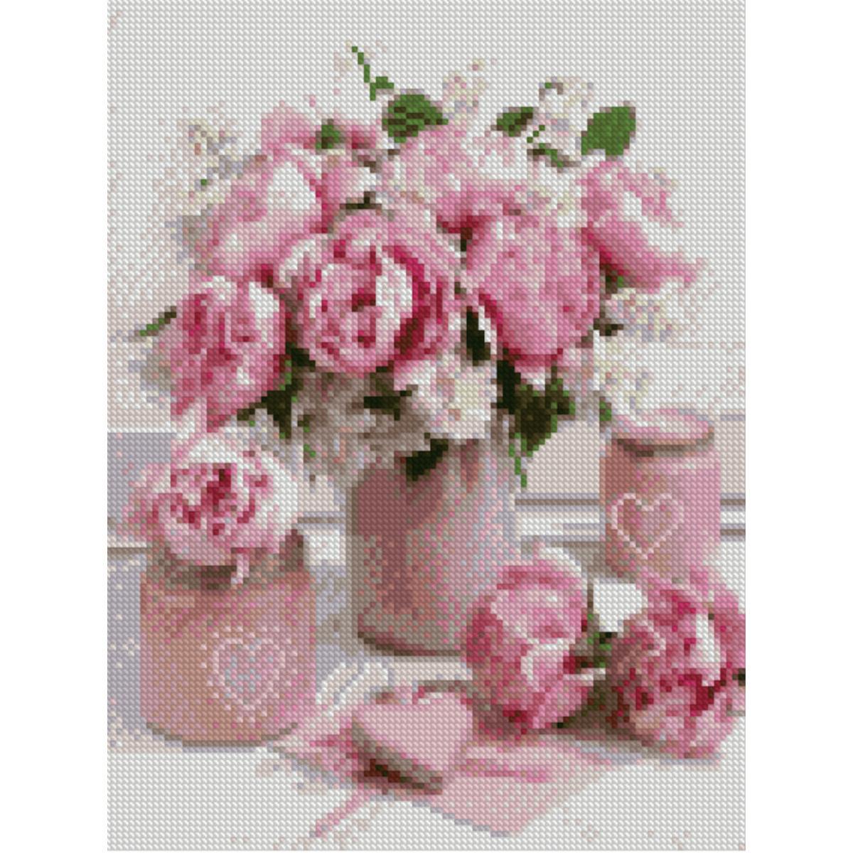 Алмазная мозаика Strateg Миловидный натюрморт 30х40 см (Str-HX147)