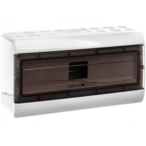 Корпус пластиковый навесной NT 18-модульный однорядный IP 55 с непрозрачной дверцей (6665-218непр)