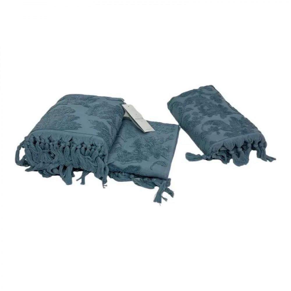 Набор полотенец Maison D'or Sanda 50х100/85х150 см Blue Набор полотенец Maison D'or Sanda 50х100/85х150 см Blue