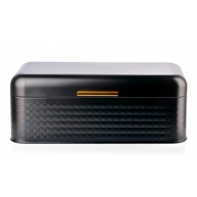 Хлебница металлическая Flora Diamond Black (35764)
