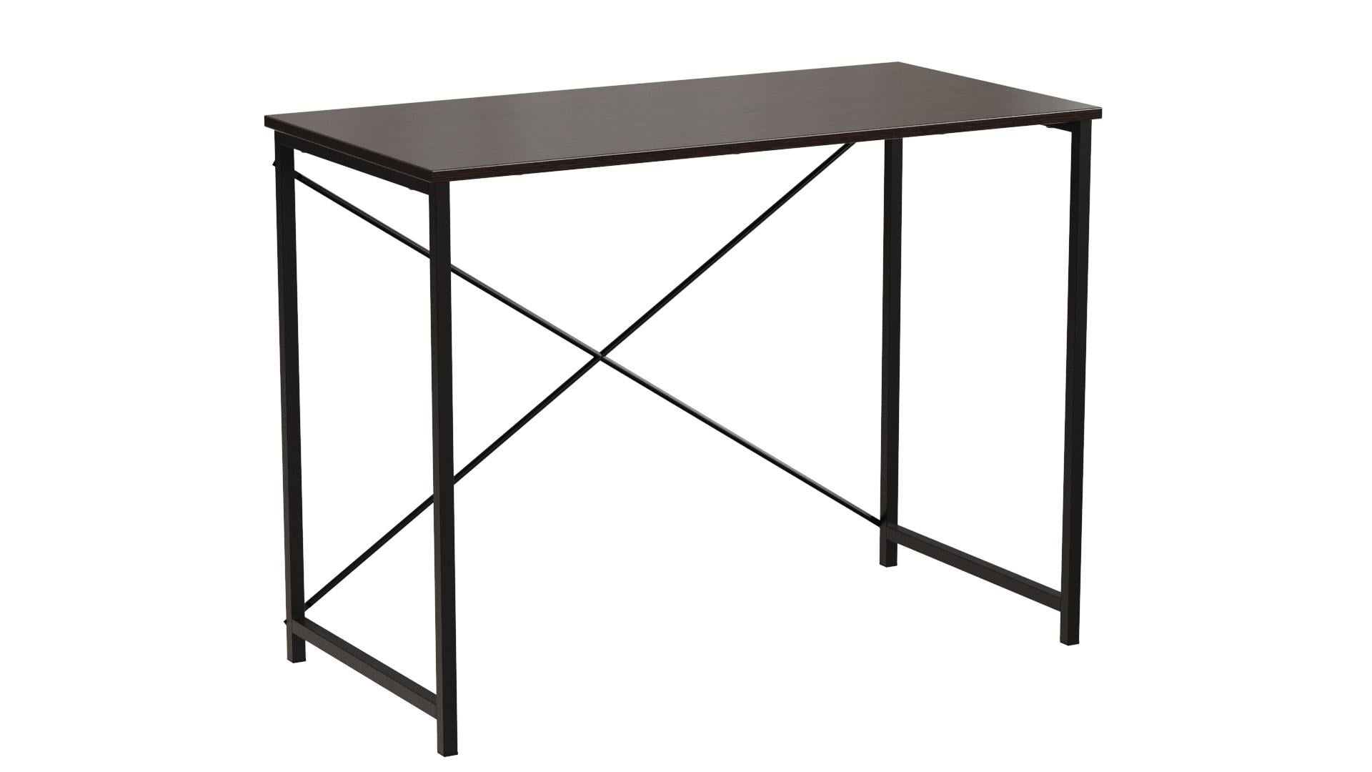 Письмовий стіл Ferrum-decor Line Лайт метал/ДСП 16 мм 750x1000x500 мм Чорний/Венге Магія (FRD-106155)