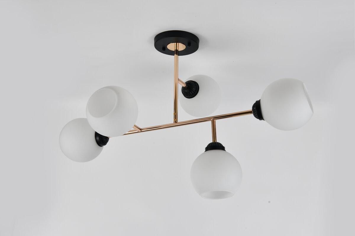 Люстра L0006-5 BK/FGD (46308)