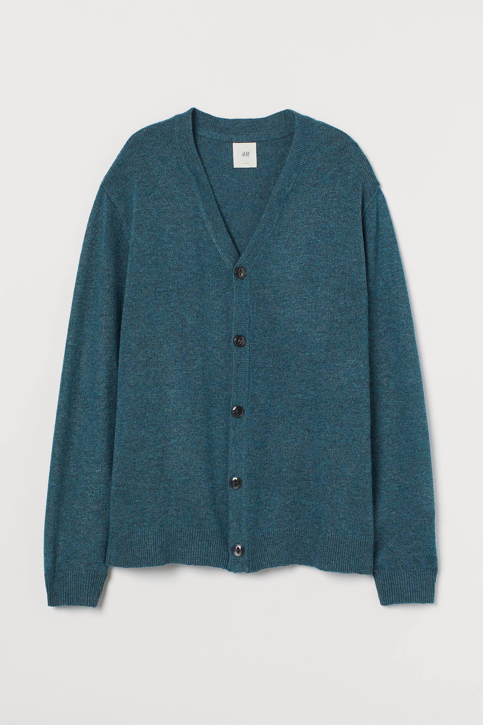 Кофта шерсть бленд M Бирюзовый (8895732wer)