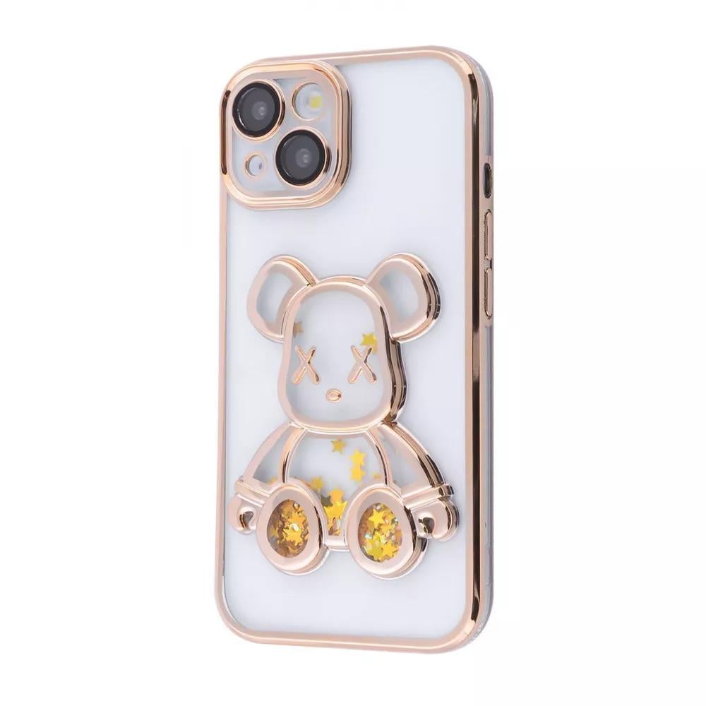 Чехол для телефона PRC Shining Bear Case iPhone 15 Gold