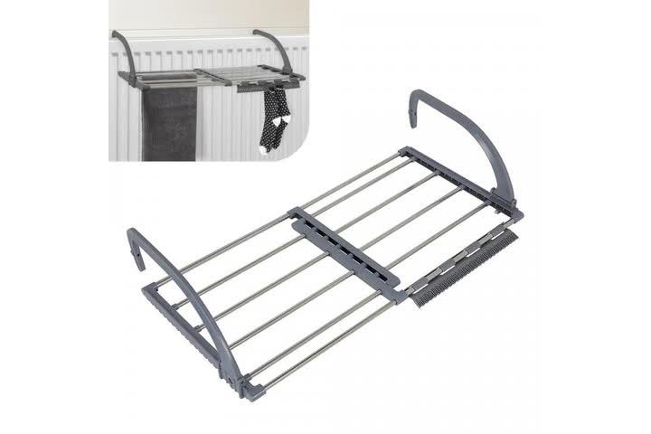 Сушилка для одежды навесная 44-75B/45-77B на радиатор из металла и пластика 77 см (28673225) - фото 2