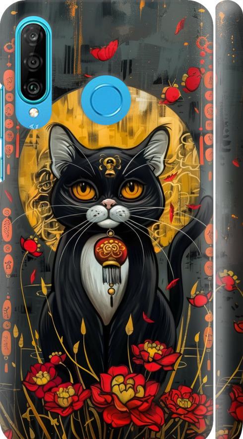 Чехол на Huawei P30 Lite China Cat (6134m-1651-42517)