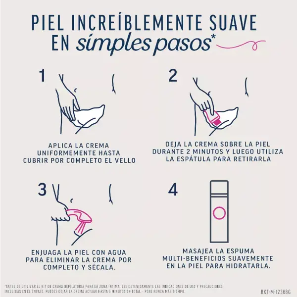 Набор для удаления волос Veet Expert Multi-Benefits для интимных зон тела крем и пенка (30394767) - фото 3 Набор для удаления волос Veet Expert Multi-Benefits для интимных зон тела крем и пенка (30394767) - фото 3