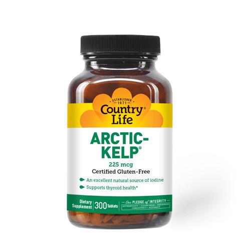 Натуральна добавка Country Life Arctic-Kelp 225 mcg 300 таб. (9706)