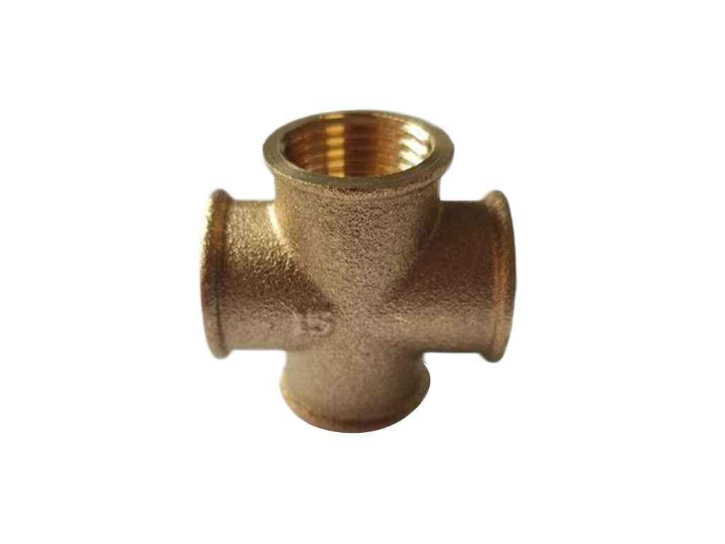 Крестовина FITTINGS 3/4 1/2"вв 1/2"вв (855576)